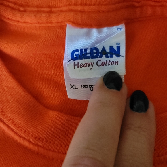 Biketoberfest 2010 Daytona Beach Gildan t-shirt size XL orange short sleeve - Picture 6 of 6